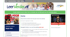 Desktop Screenshot of leerverder.nl